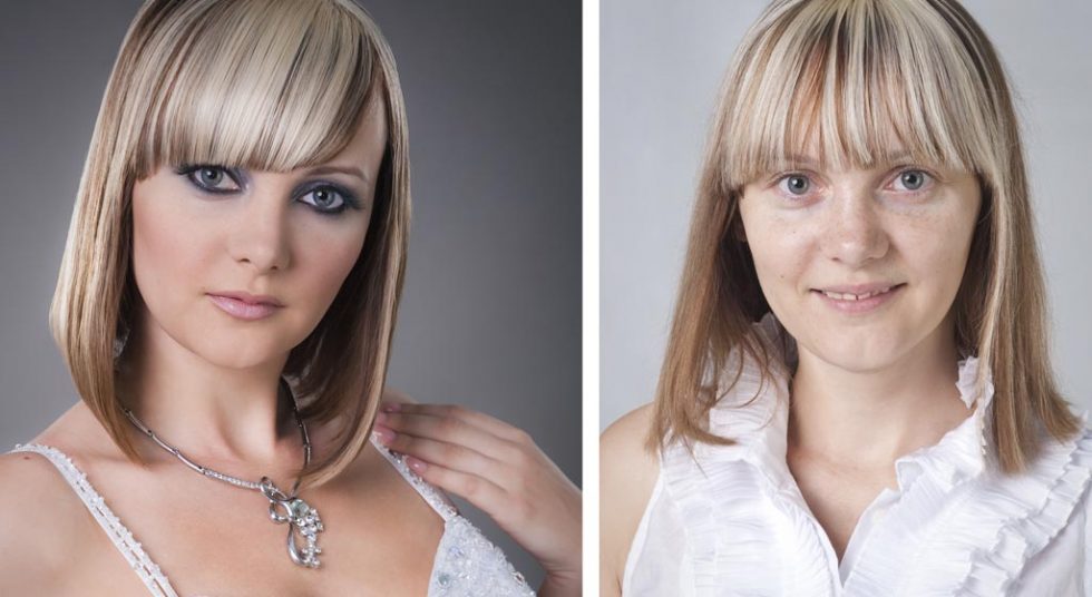 Relooking coiffure avant après - Salon making of